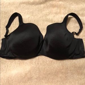 Cacique balconette black bra. 42DD.